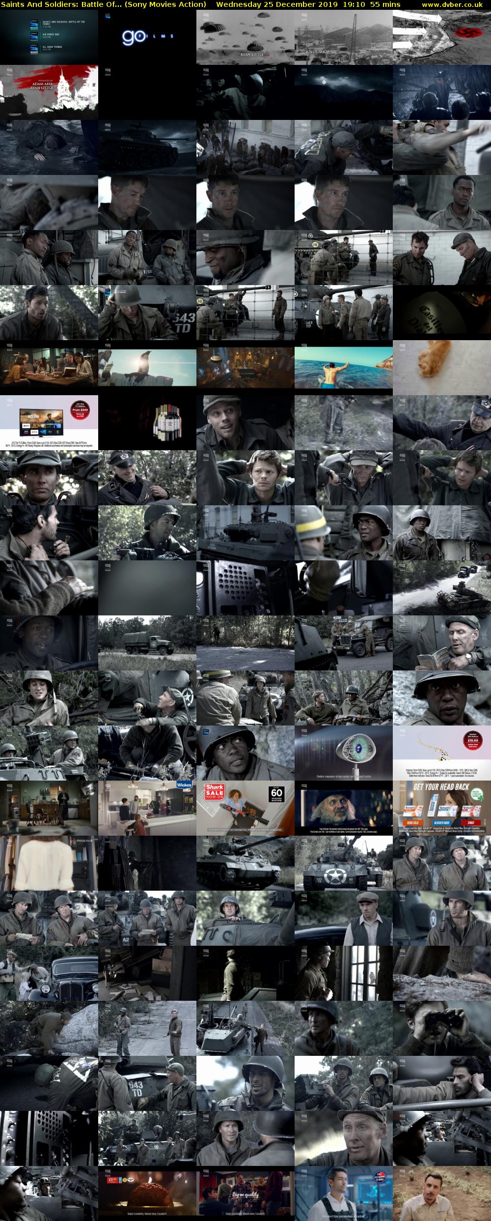 Saints And Soldiers: Battle Of... (Sony Movies Action) Wednesday 25 December 2019 19:10 - 20:05