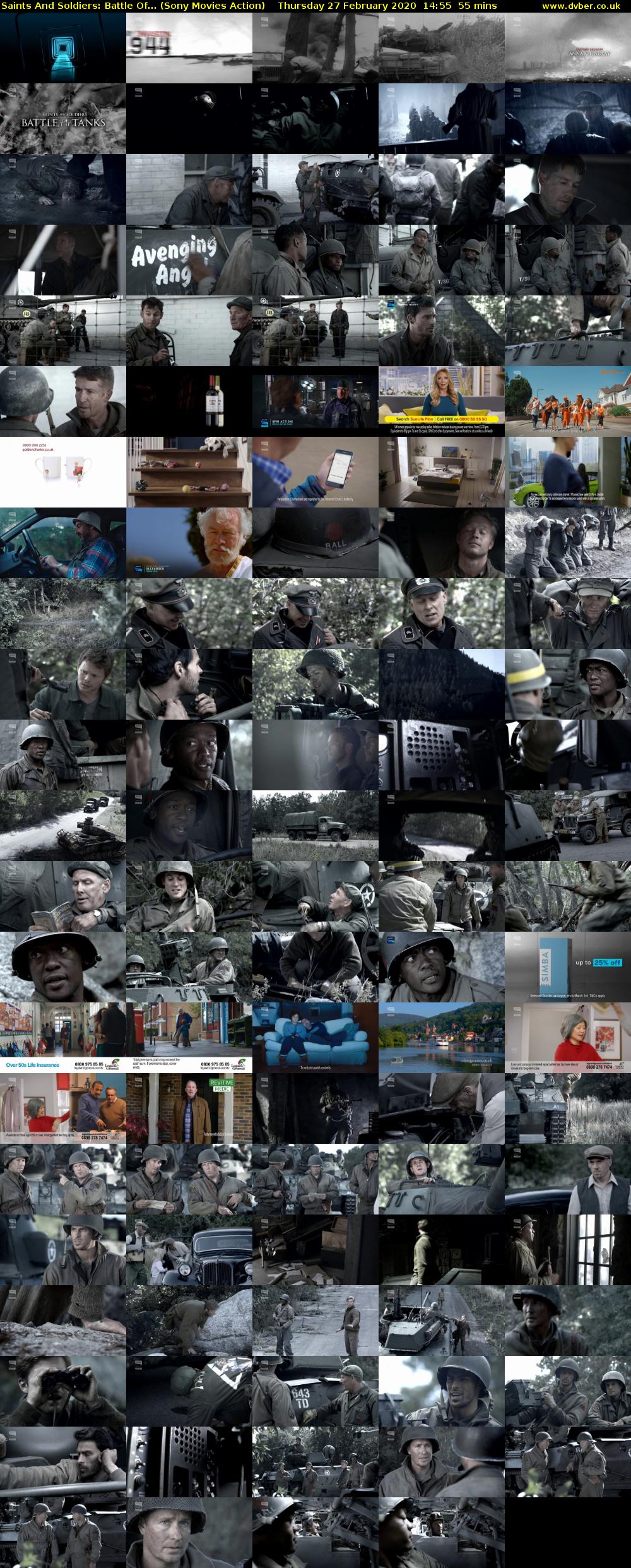 Saints And Soldiers: Battle Of... (Sony Movies Action) Thursday 27 February 2020 14:55 - 15:50