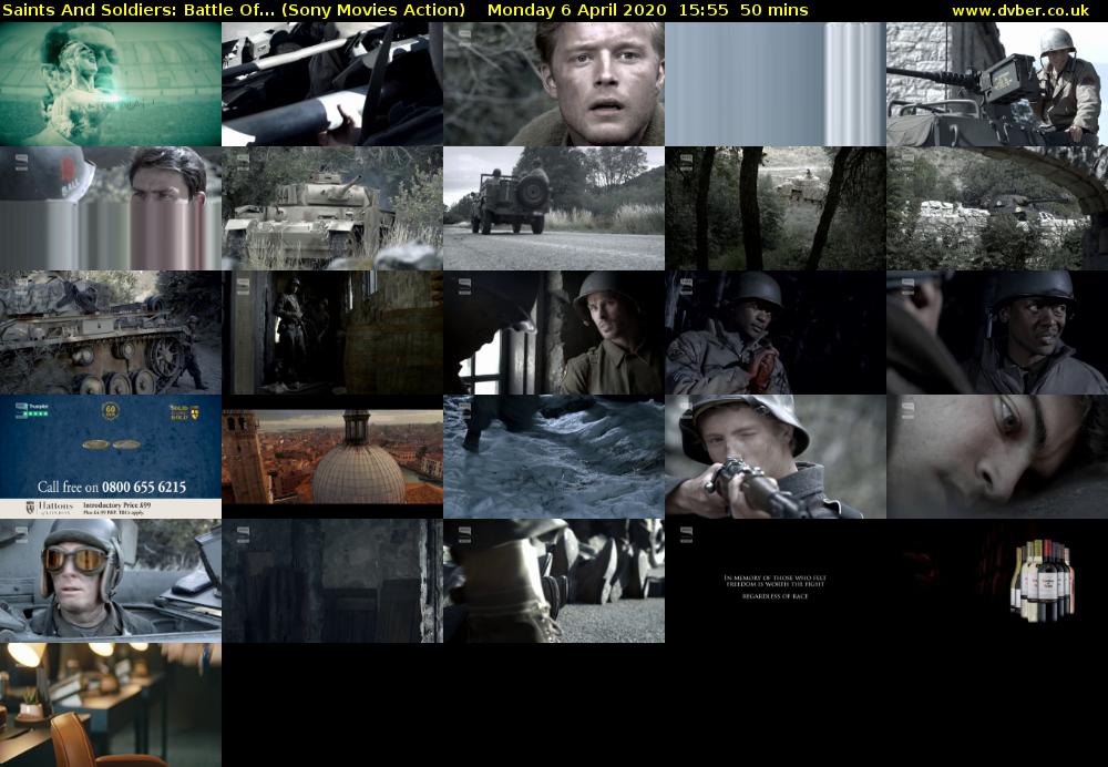 Saints And Soldiers: Battle Of... (Sony Movies Action) Monday 6 April 2020 15:55 - 16:45