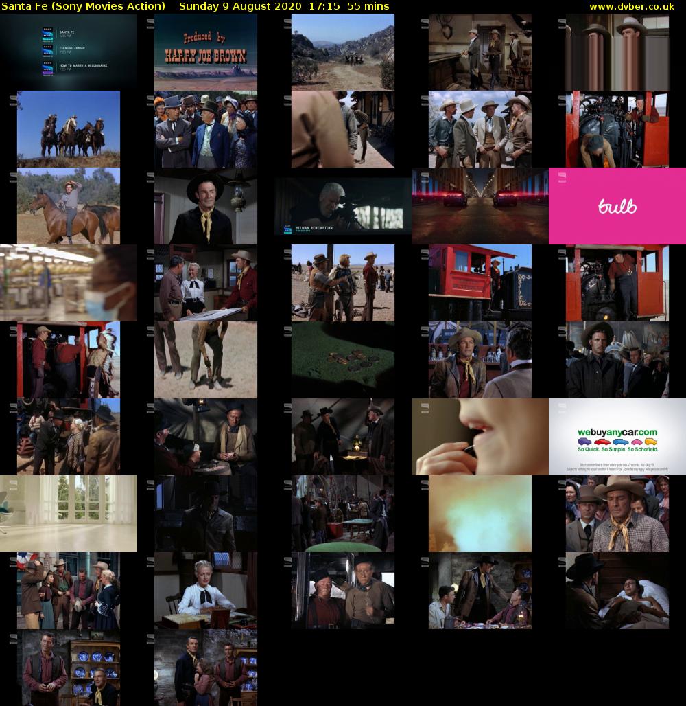 Santa Fe (Sony Movies Action) Sunday 9 August 2020 17:15 - 18:10