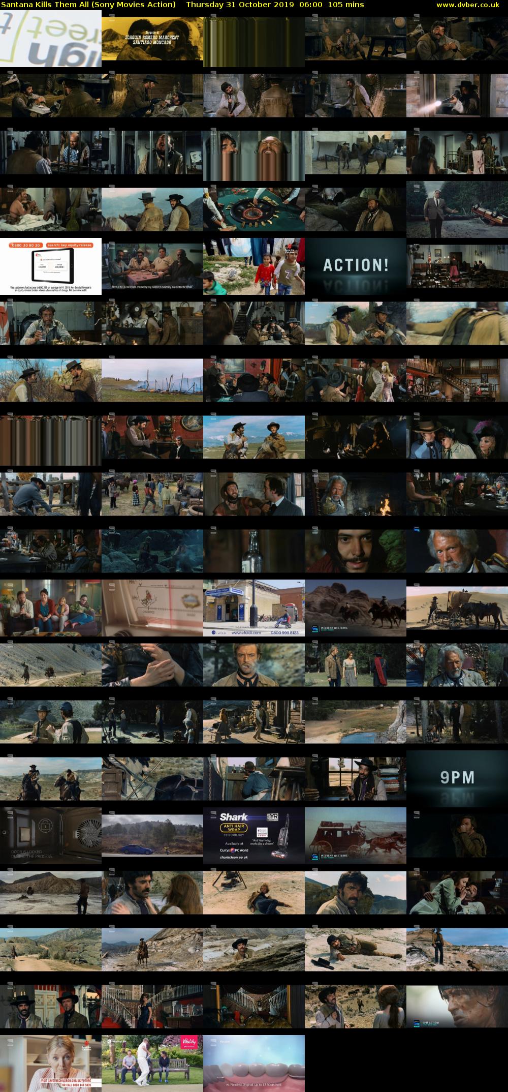 Santana Kills Them All (Sony Movies Action) Thursday 31 October 2019 06:00 - 07:45