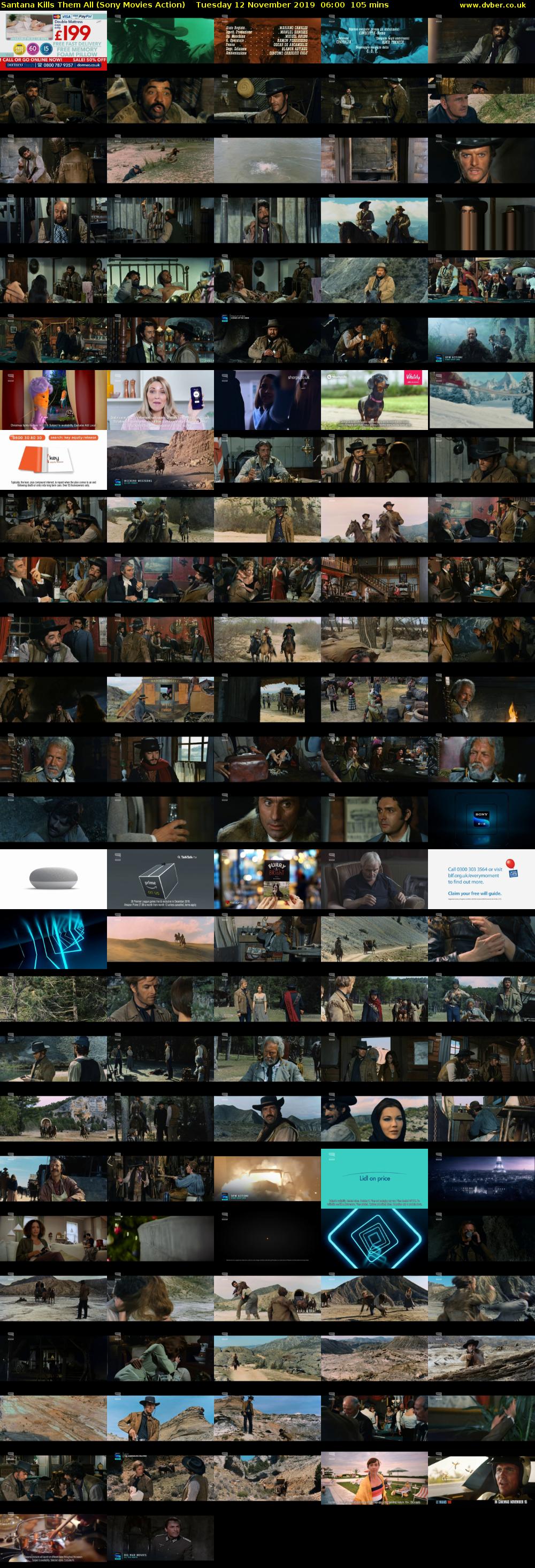 Santana Kills Them All (Sony Movies Action) Tuesday 12 November 2019 06:00 - 07:45