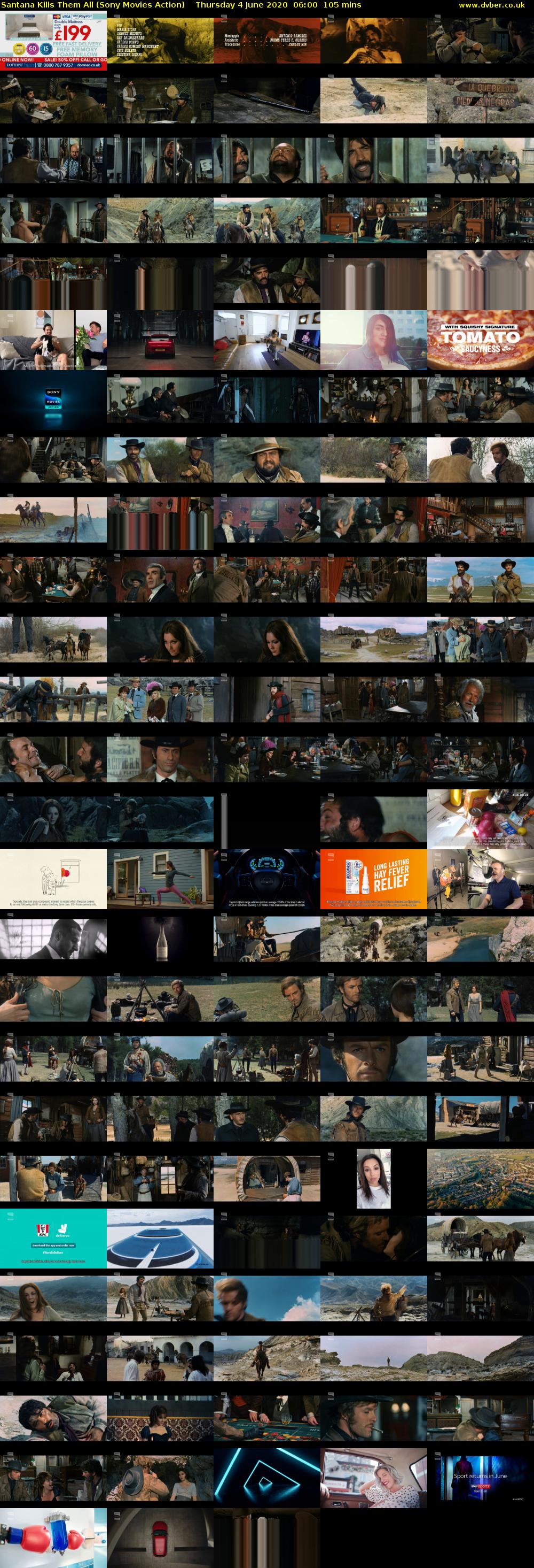 Santana Kills Them All (Sony Movies Action) Thursday 4 June 2020 06:00 - 07:45