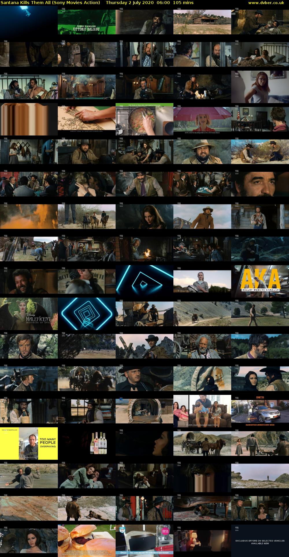 Santana Kills Them All (Sony Movies Action) Thursday 2 July 2020 06:00 - 07:45