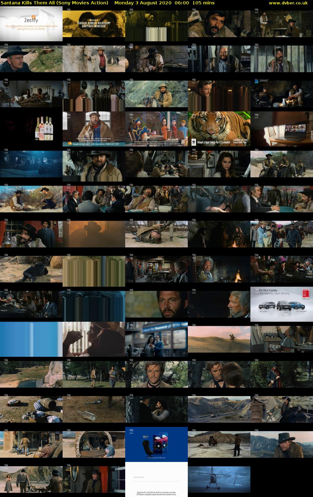 Santana Kills Them All (Sony Movies Action) Monday 3 August 2020 06:00 - 07:45