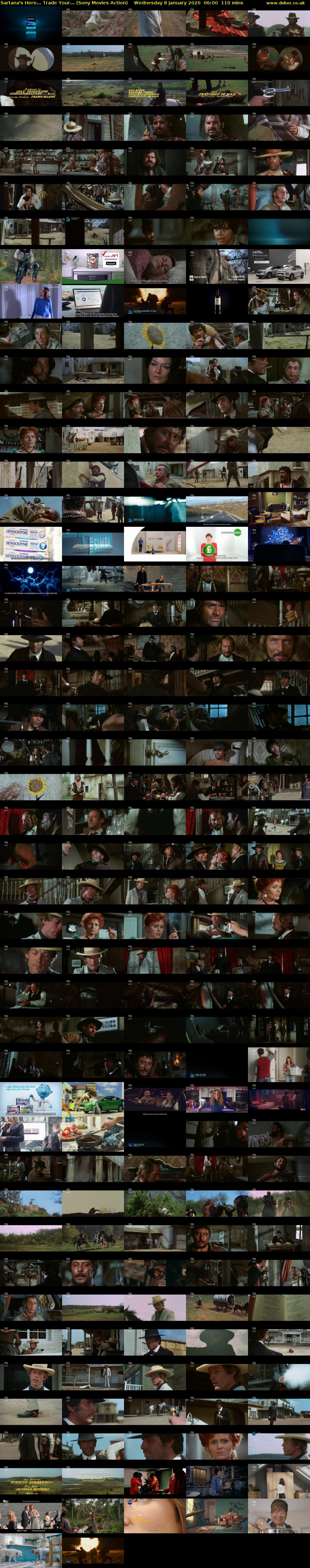 Sartana's Here... Trade Your... (Sony Movies Action) Wednesday 8 January 2020 06:00 - 07:50