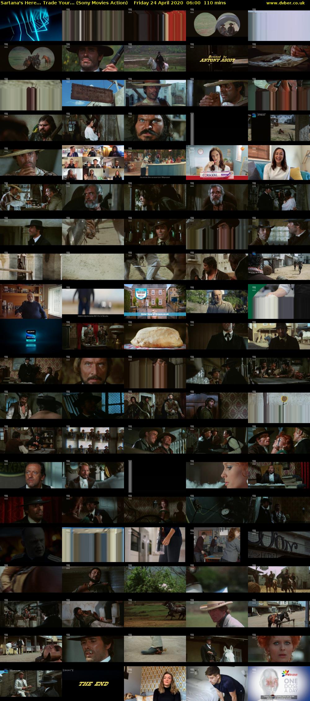 Sartana's Here... Trade Your... (Sony Movies Action) Friday 24 April 2020 06:00 - 07:50