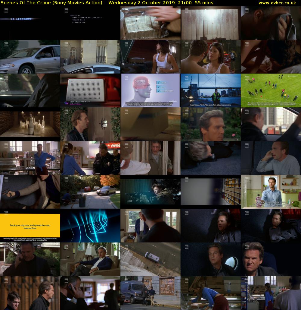 Scenes Of The Crime (Sony Movies Action) Wednesday 2 October 2019 21:00 - 21:55