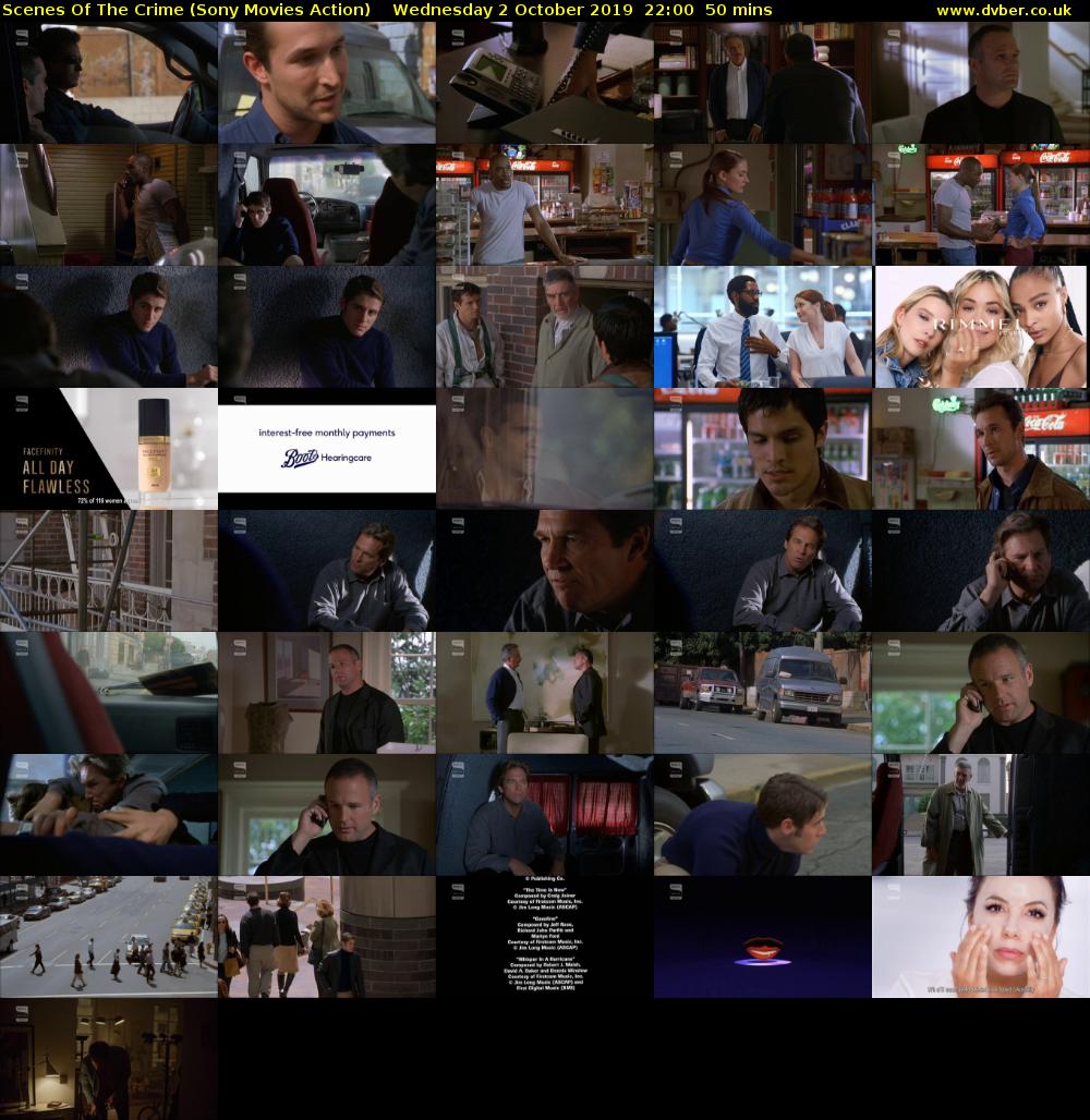 Scenes Of The Crime (Sony Movies Action) Wednesday 2 October 2019 22:00 - 22:50