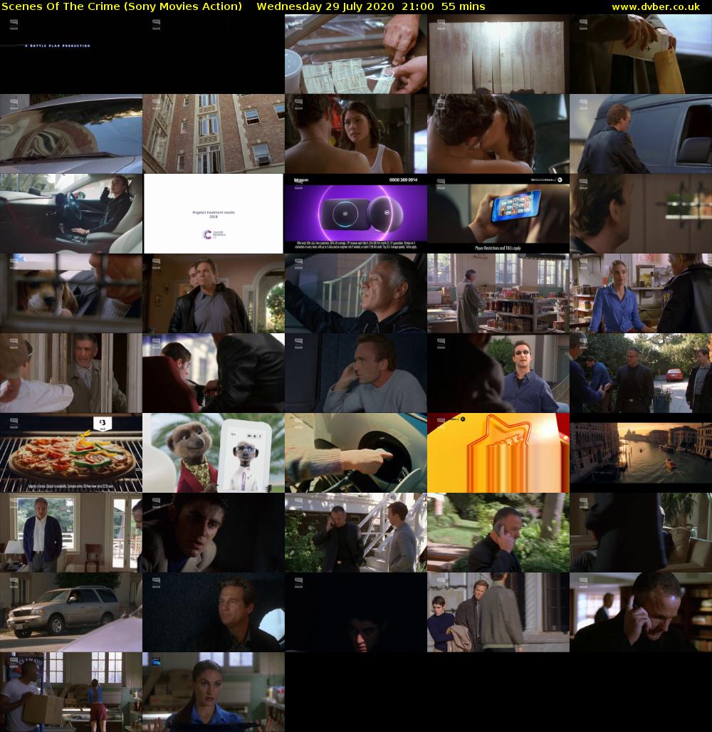 Scenes Of The Crime (Sony Movies Action) Wednesday 29 July 2020 21:00 - 21:55