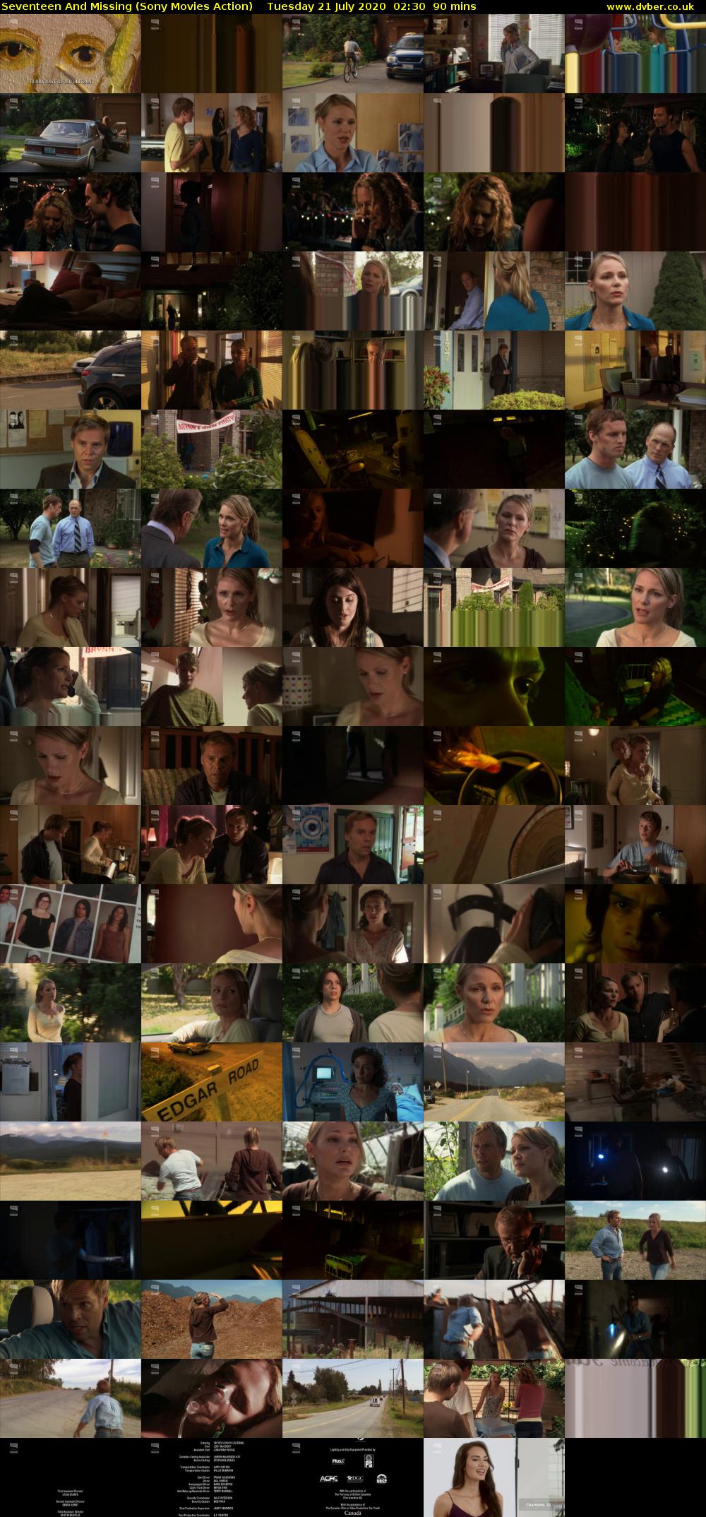 Seventeen And Missing (Sony Movies Action) Tuesday 21 July 2020 02:30 - 04:00