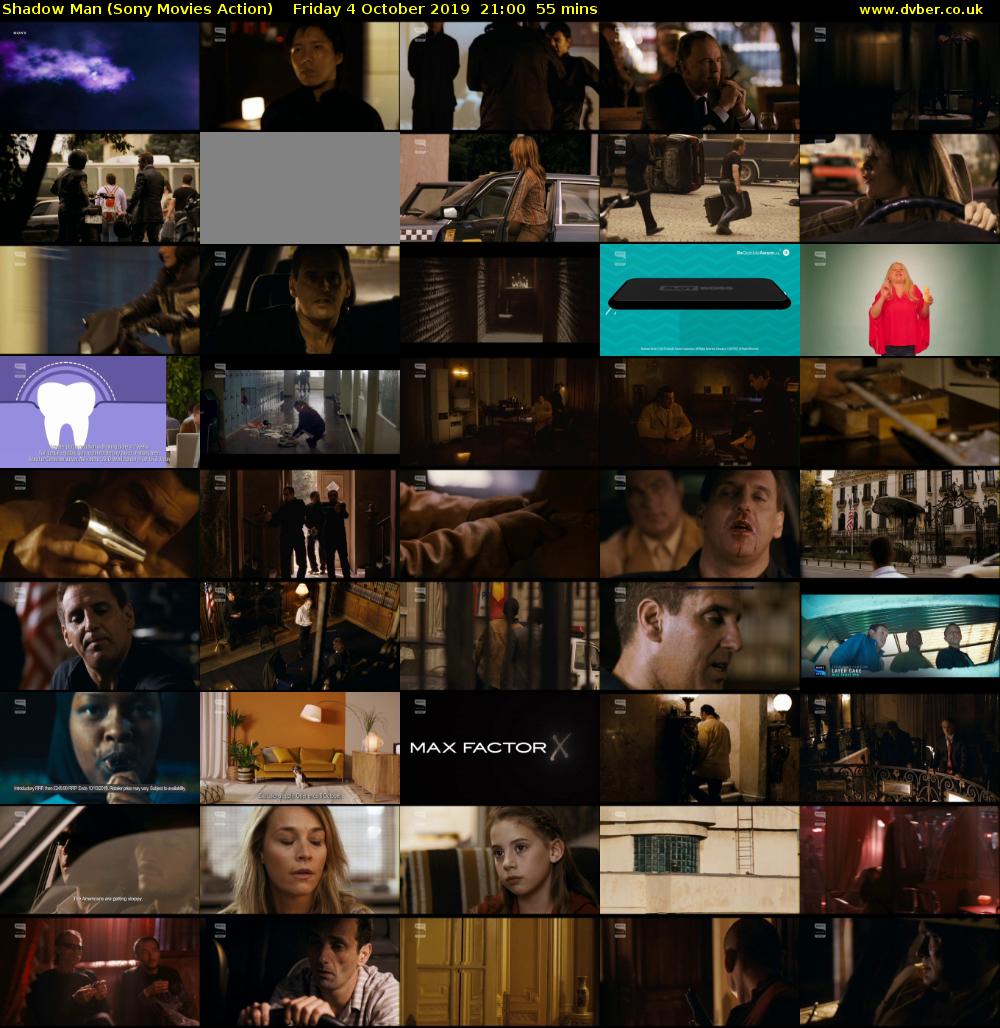 Shadow Man (Sony Movies Action) Friday 4 October 2019 21:00 - 21:55