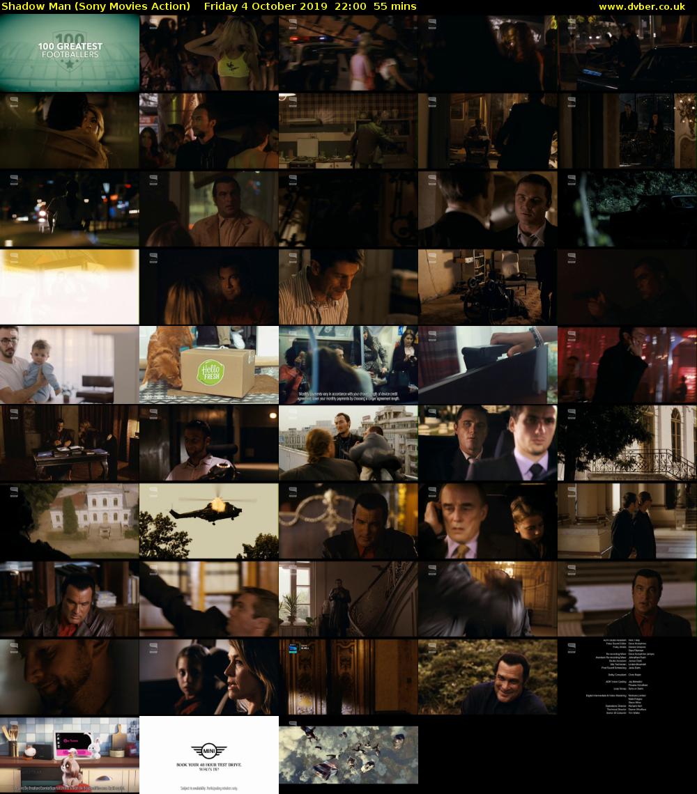 Shadow Man (Sony Movies Action) Friday 4 October 2019 22:00 - 22:55