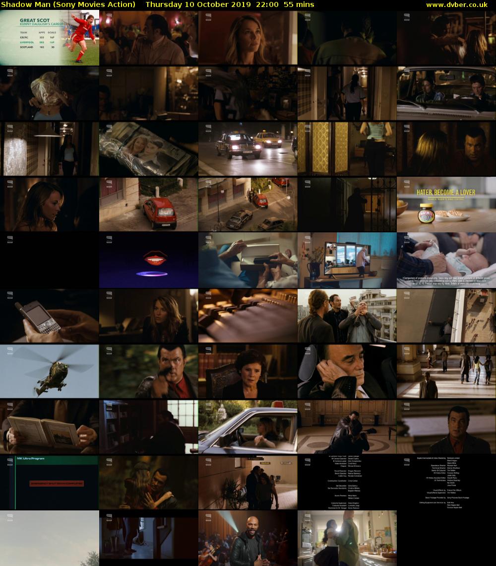 Shadow Man (Sony Movies Action) Thursday 10 October 2019 22:00 - 22:55