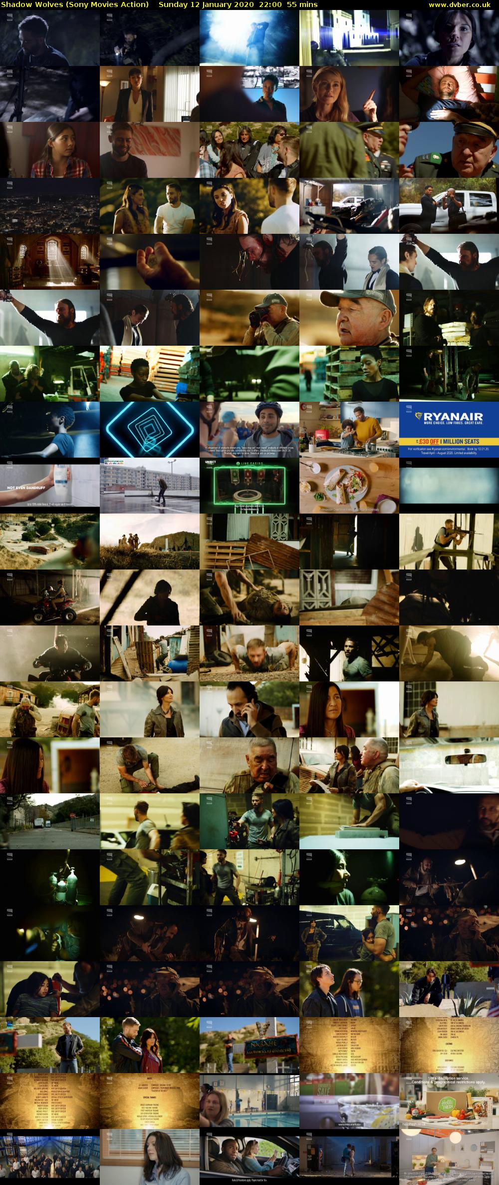 Shadow Wolves (Sony Movies Action) Sunday 12 January 2020 22:00 - 22:55