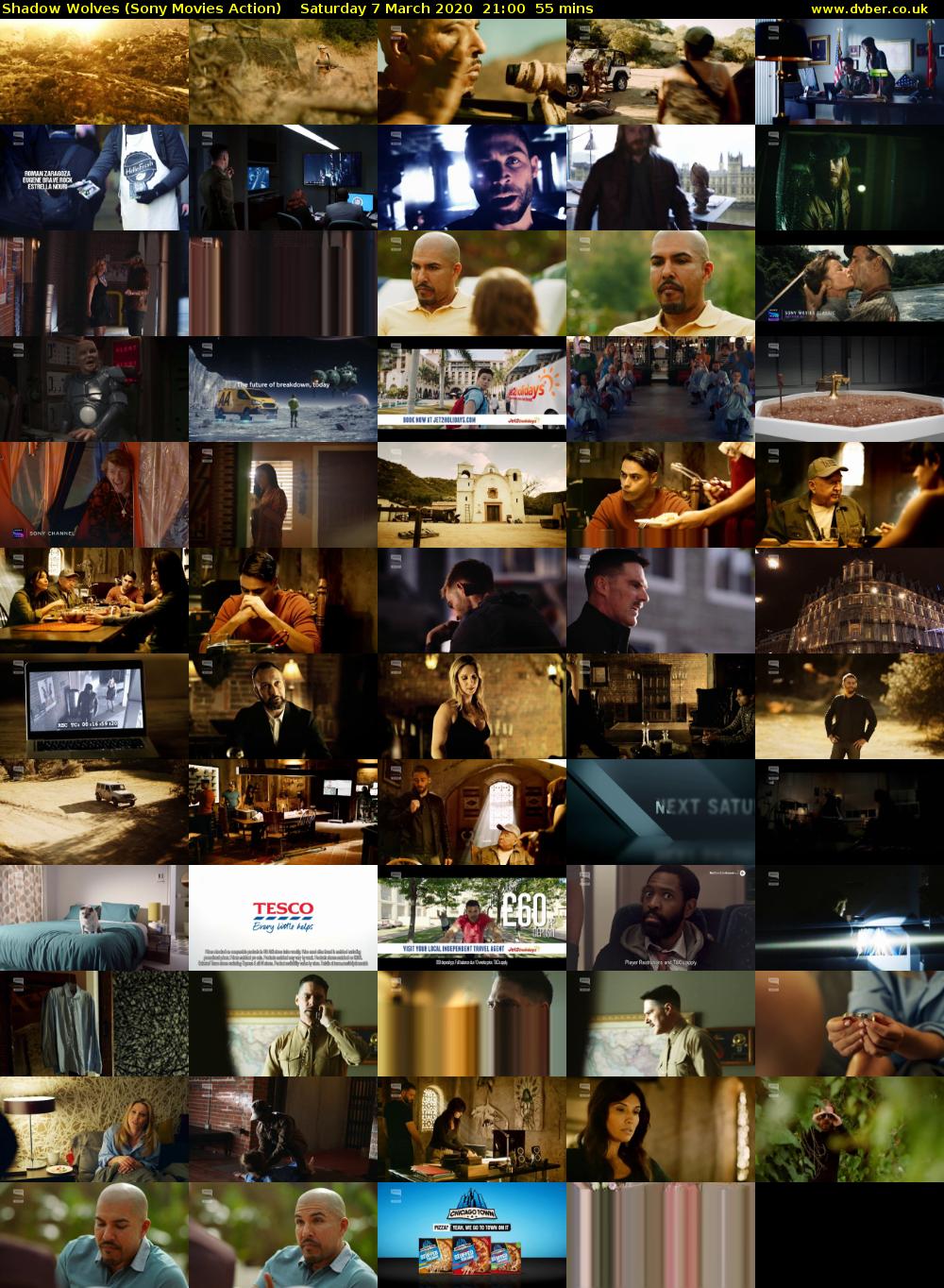 Shadow Wolves (Sony Movies Action) Saturday 7 March 2020 21:00 - 21:55