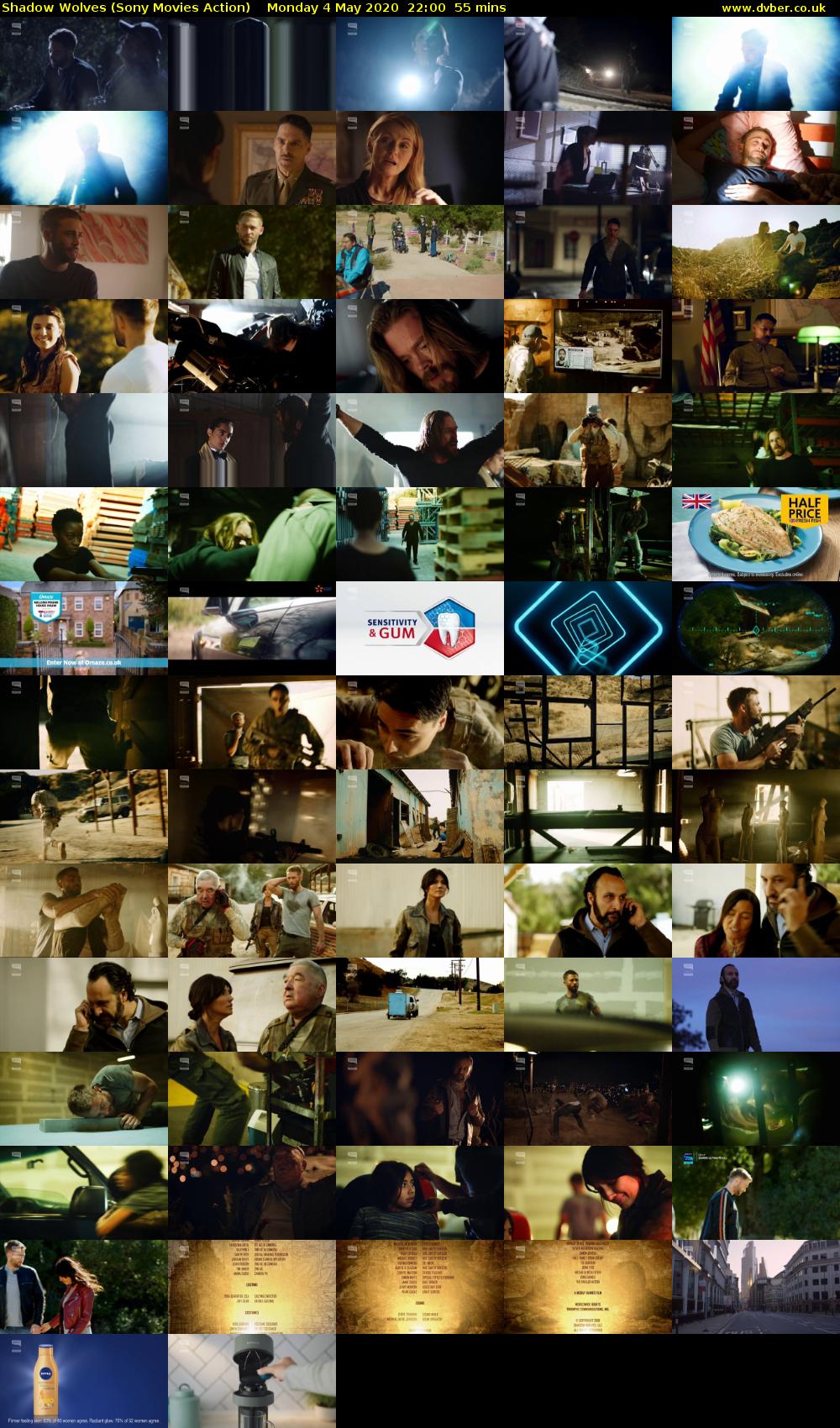 Shadow Wolves (Sony Movies Action) Monday 4 May 2020 22:00 - 22:55