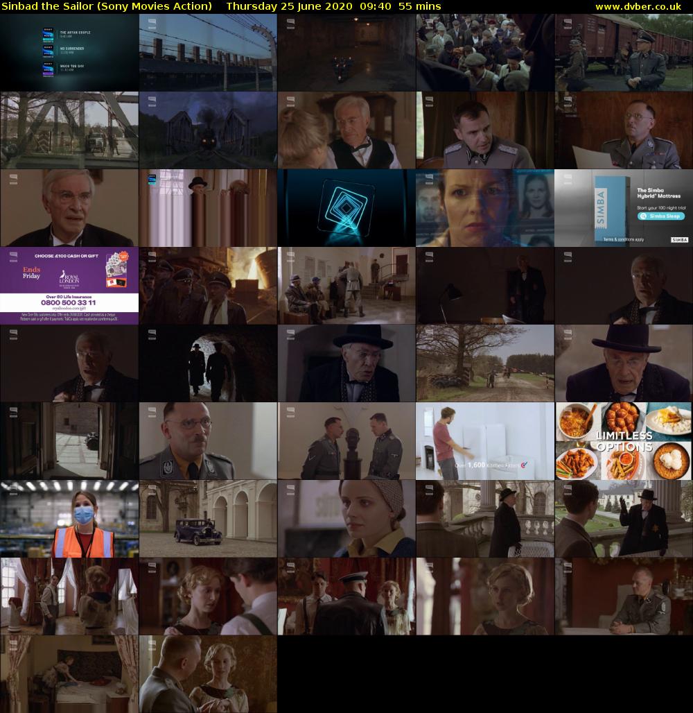 Sinbad the Sailor (Sony Movies Action) Thursday 25 June 2020 09:40 - 10:35
