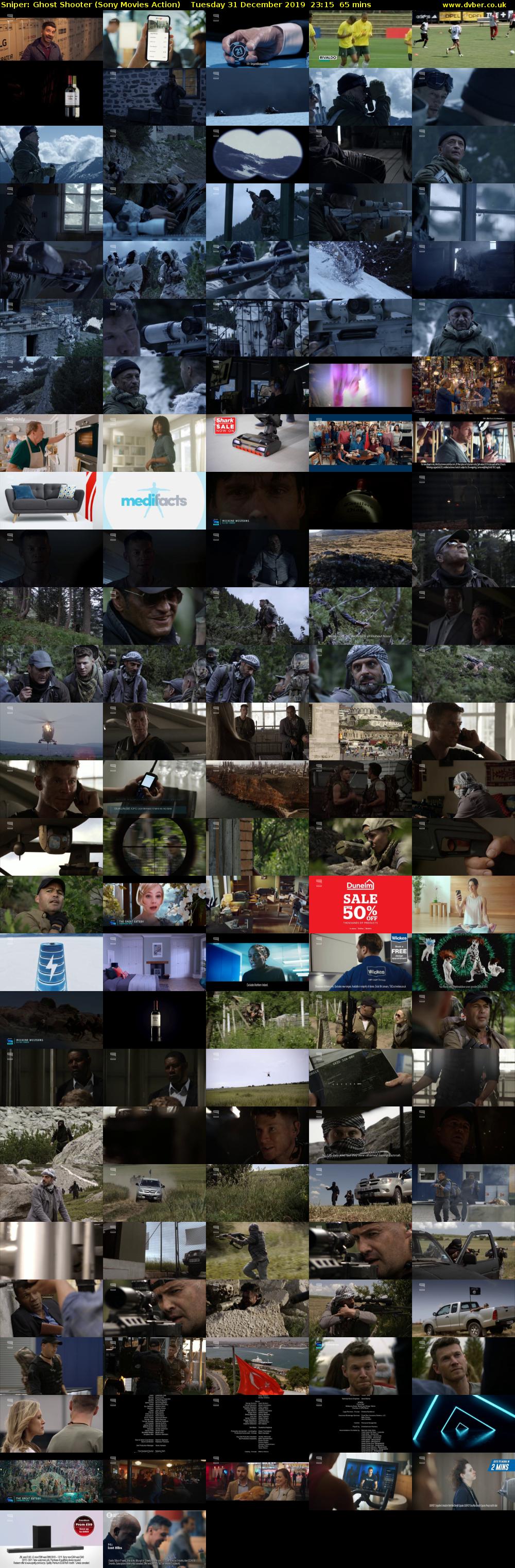 Sniper: Ghost Shooter (Sony Movies Action) Tuesday 31 December 2019 23:15 - 00:20