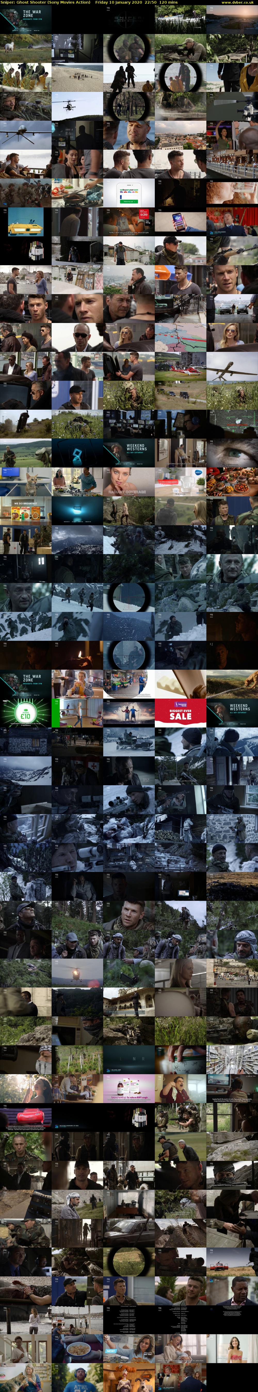 Sniper: Ghost Shooter (Sony Movies Action) Friday 10 January 2020 22:50 - 00:50