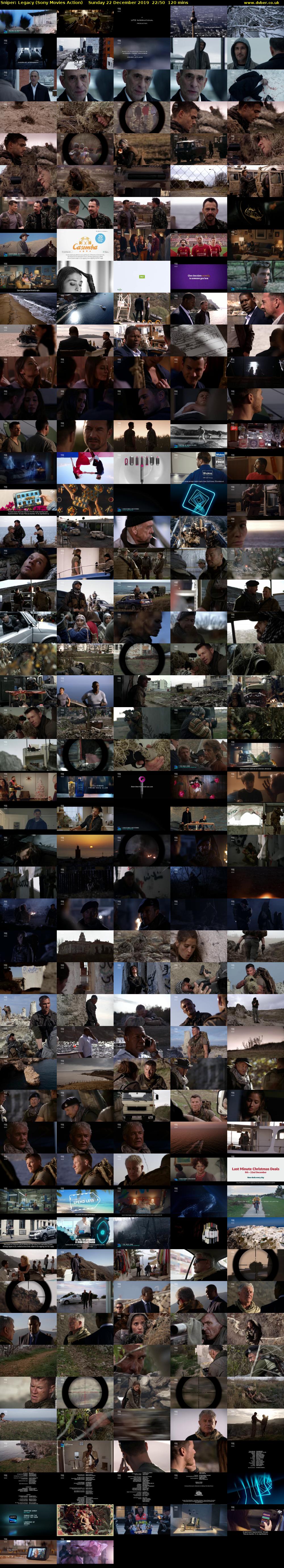 Sniper: Legacy (Sony Movies Action) Sunday 22 December 2019 22:50 - 00:50