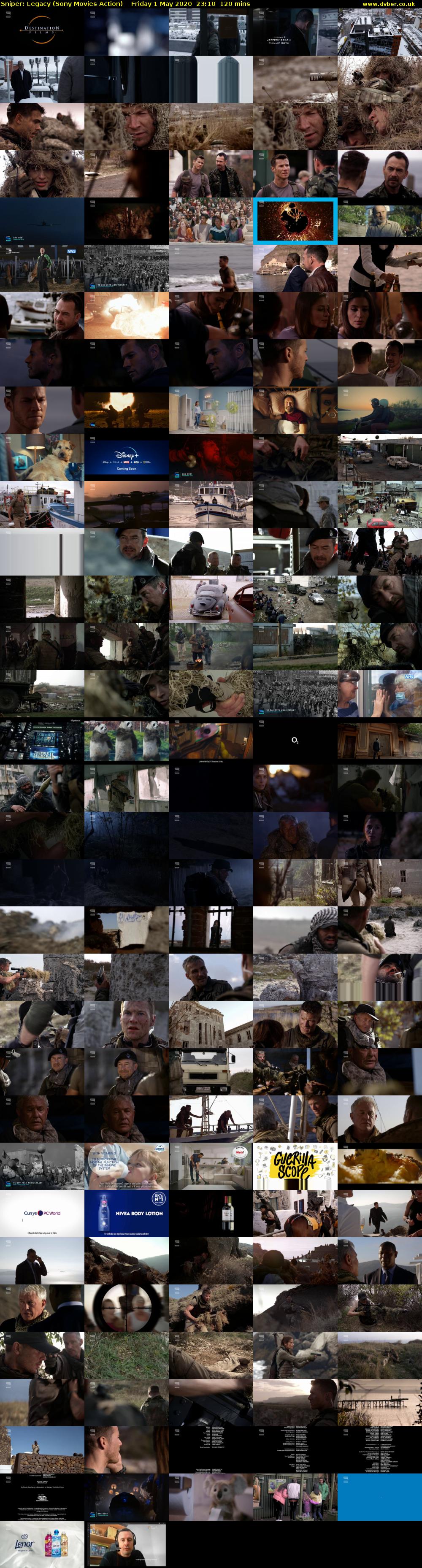 Sniper: Legacy (Sony Movies Action) Friday 1 May 2020 23:10 - 01:10