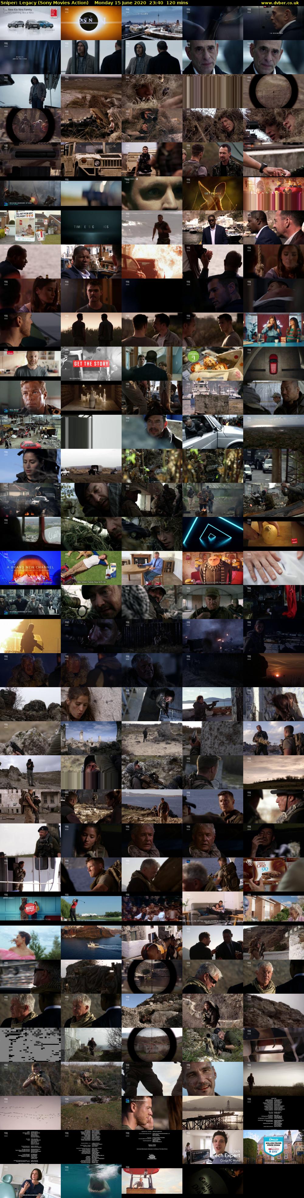 Sniper: Legacy (Sony Movies Action) Monday 15 June 2020 23:40 - 01:40