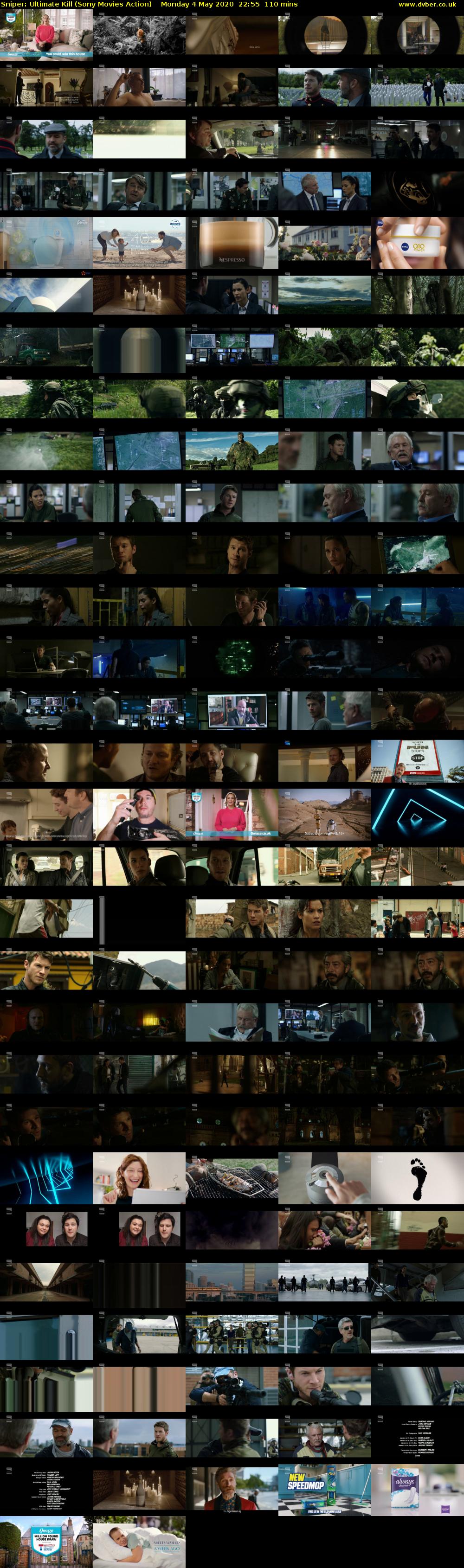 Sniper: Ultimate Kill (Sony Movies Action) Monday 4 May 2020 22:55 - 00:45