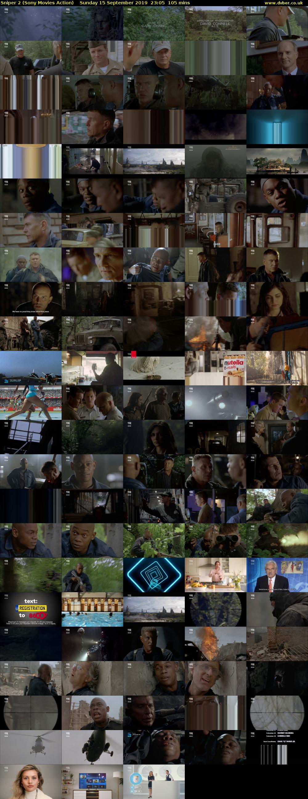 Sniper 2 (Sony Movies Action) Sunday 15 September 2019 23:05 - 00:50