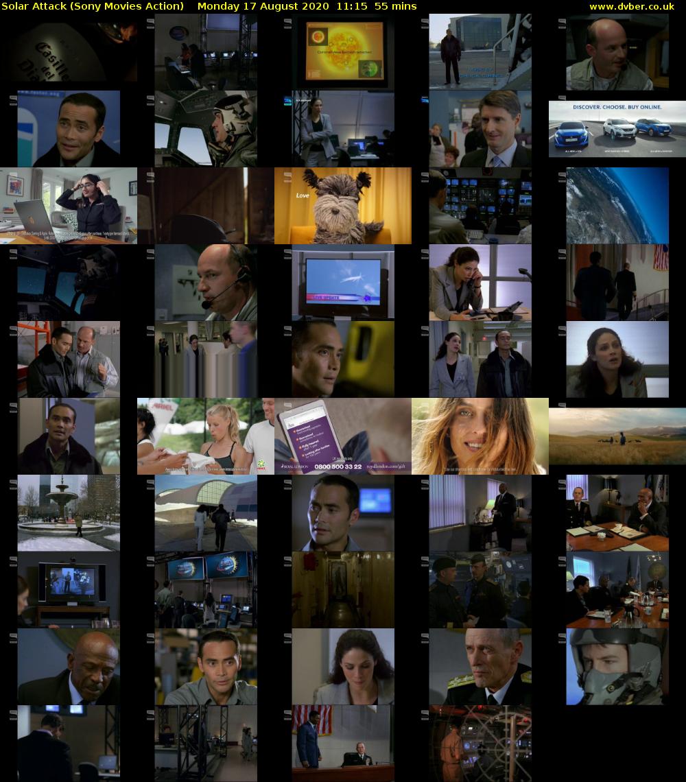 Solar Attack (Sony Movies Action) Monday 17 August 2020 11:15 - 12:10