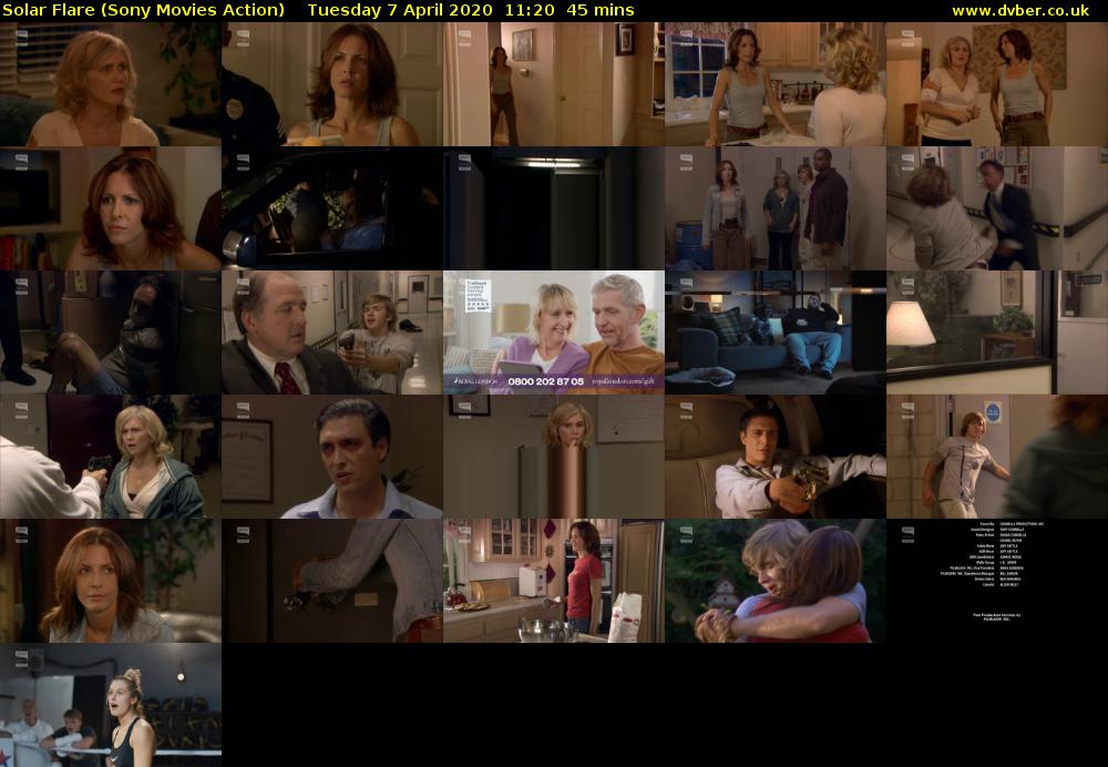 Solar Flare (Sony Movies Action) Tuesday 7 April 2020 11:20 - 12:05