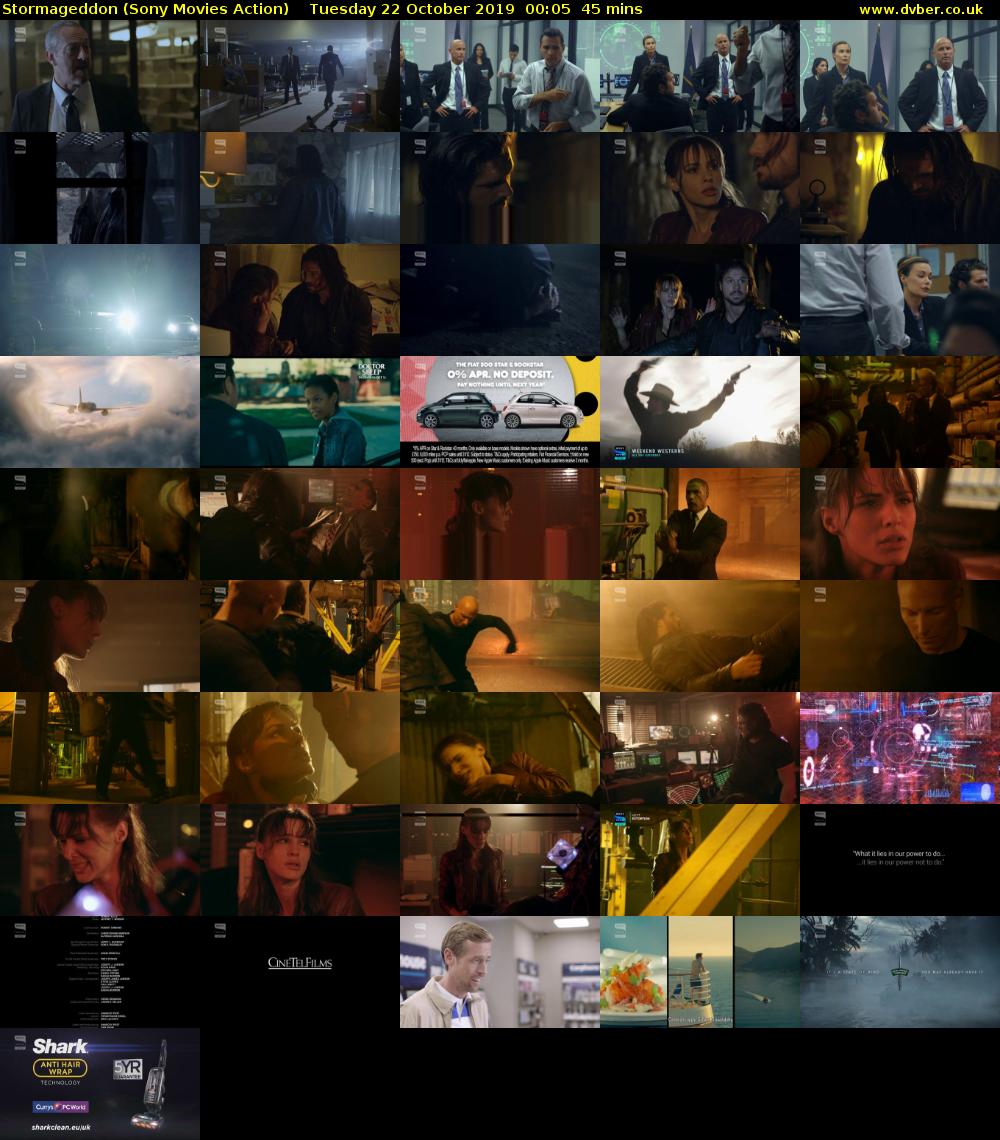 Stormageddon (Sony Movies Action) Tuesday 22 October 2019 00:05 - 00:50