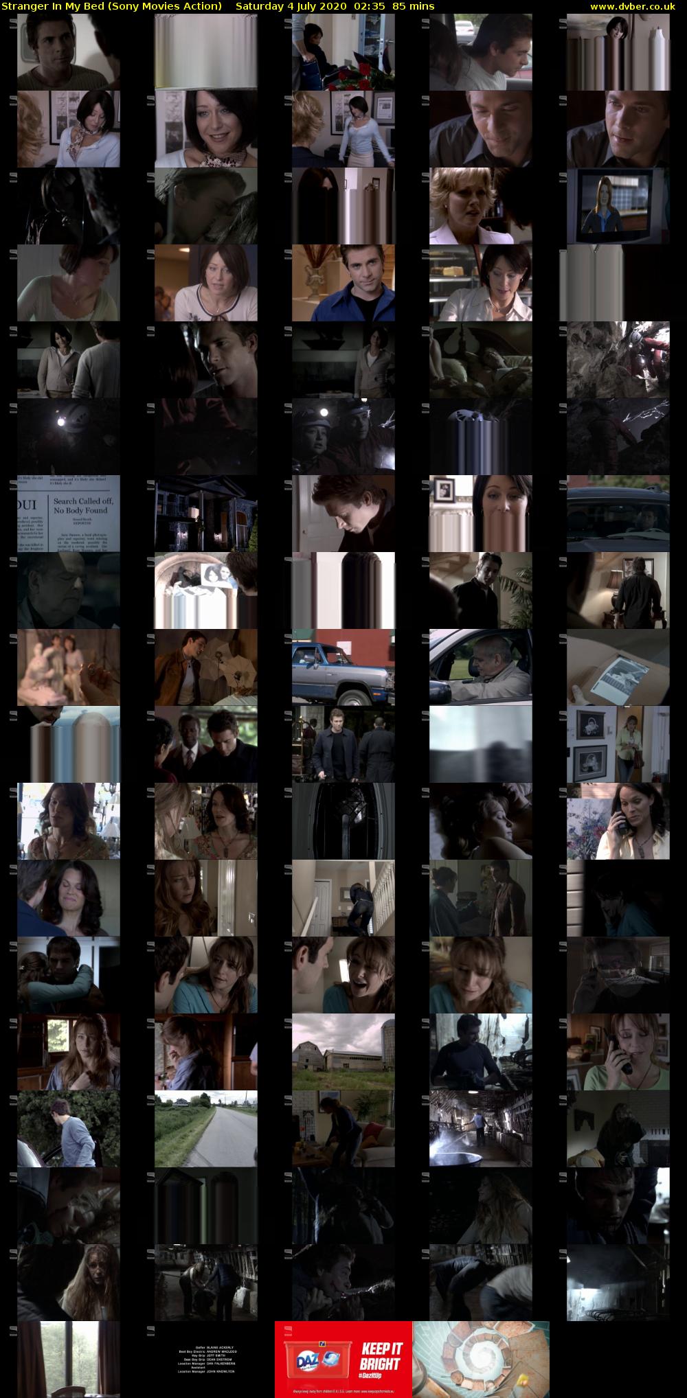 Stranger In My Bed (Sony Movies Action) Saturday 4 July 2020 02:35 - 04:00