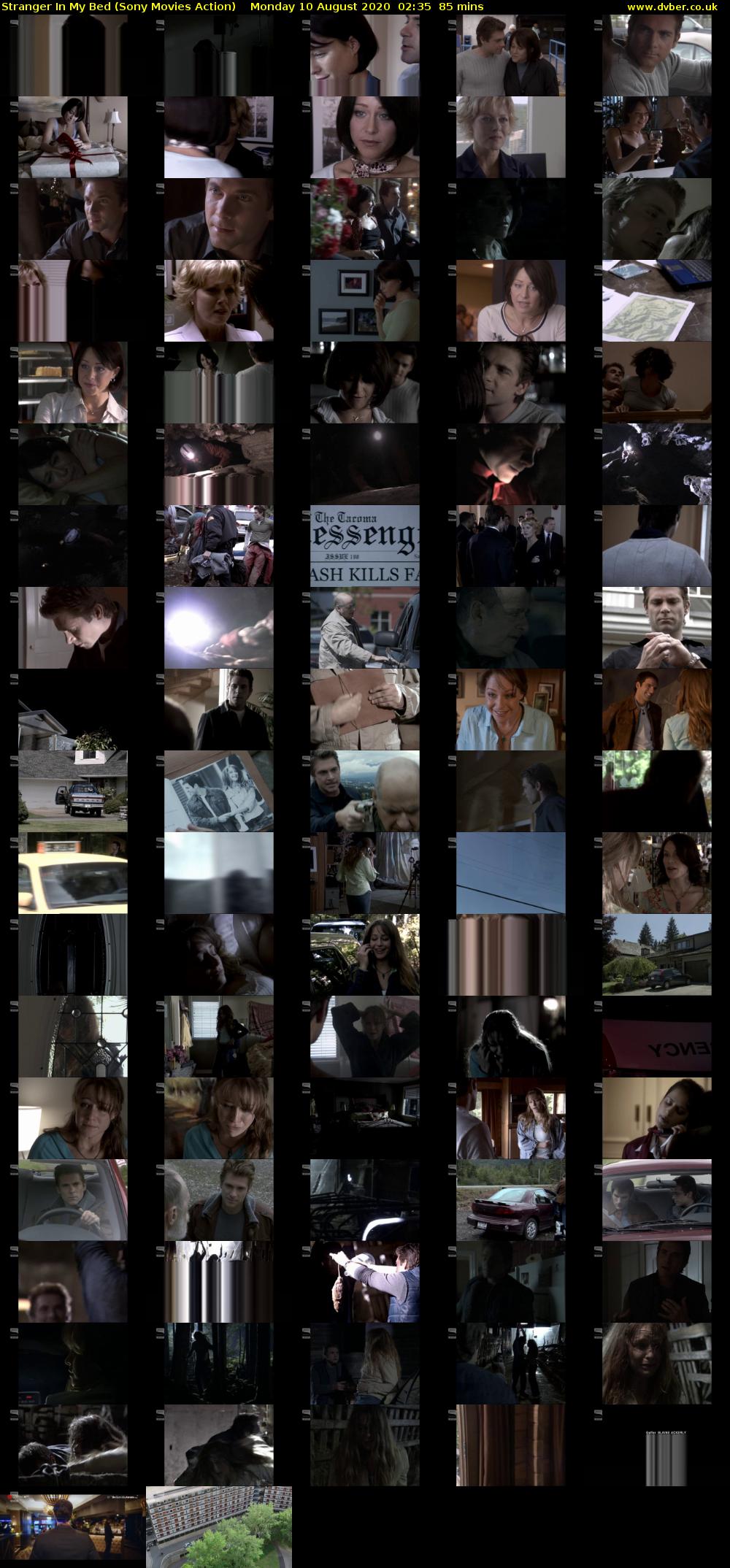 Stranger In My Bed (Sony Movies Action) Monday 10 August 2020 02:35 - 04:00