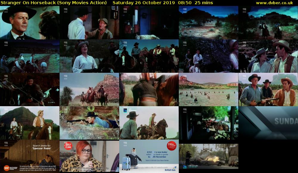 Stranger On Horseback (Sony Movies Action) Saturday 26 October 2019 08:50 - 09:15