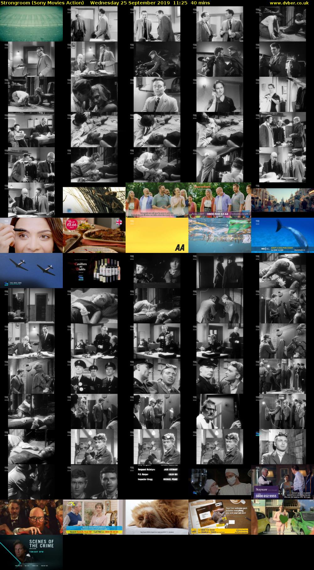 Strongroom (Sony Movies Action) Wednesday 25 September 2019 11:25 - 12:05