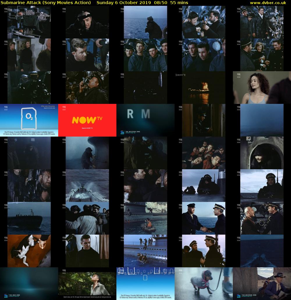 Submarine Attack (Sony Movies Action) Sunday 6 October 2019 08:50 - 09:45