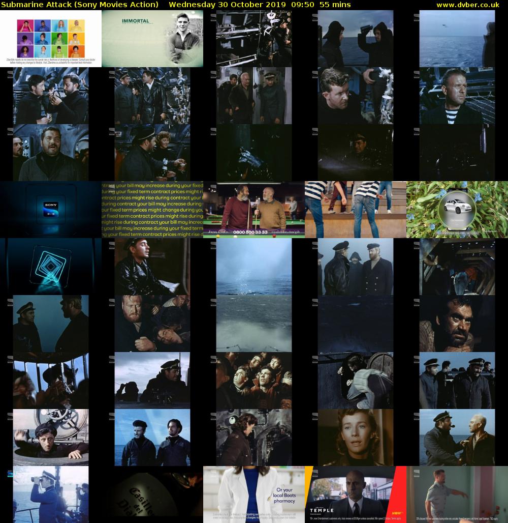 Submarine Attack (Sony Movies Action) Wednesday 30 October 2019 09:50 - 10:45