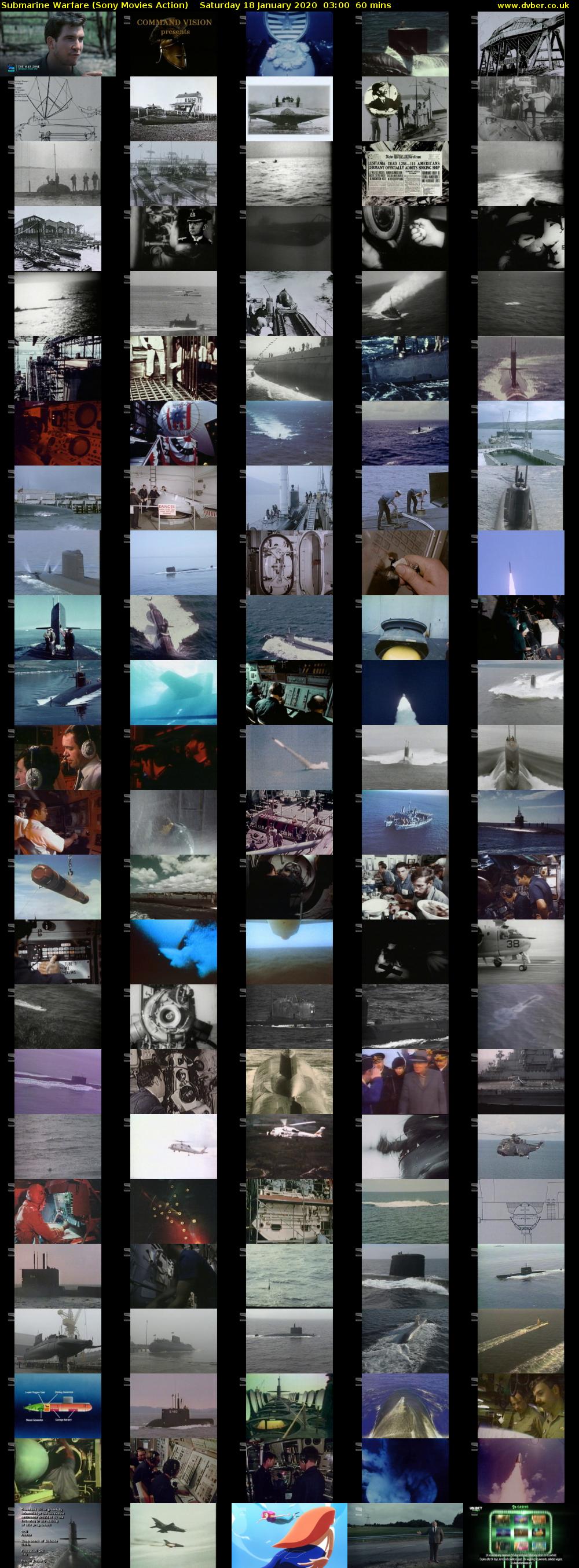 Submarine Warfare (Sony Movies Action) Saturday 18 January 2020 03:00 - 04:00