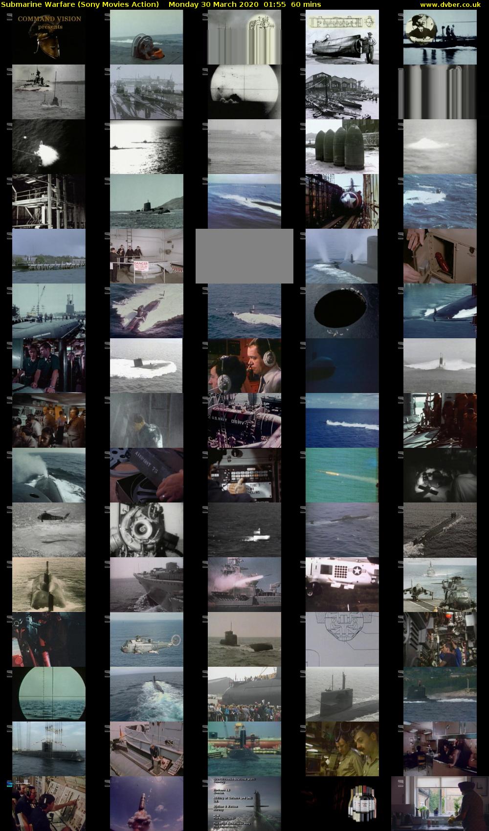 Submarine Warfare (Sony Movies Action) Monday 30 March 2020 01:55 - 02:55