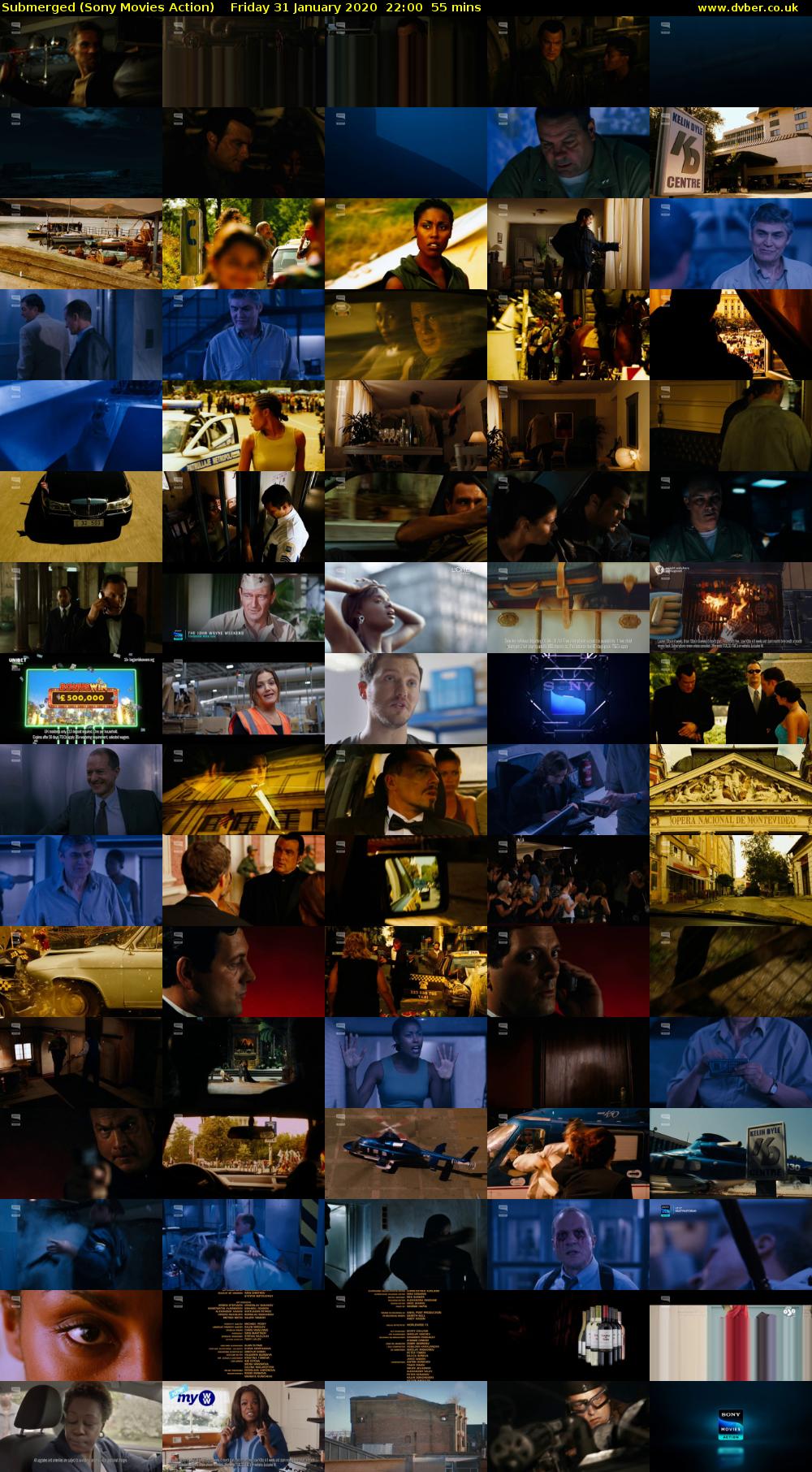 Submerged (Sony Movies Action) Friday 31 January 2020 22:00 - 22:55