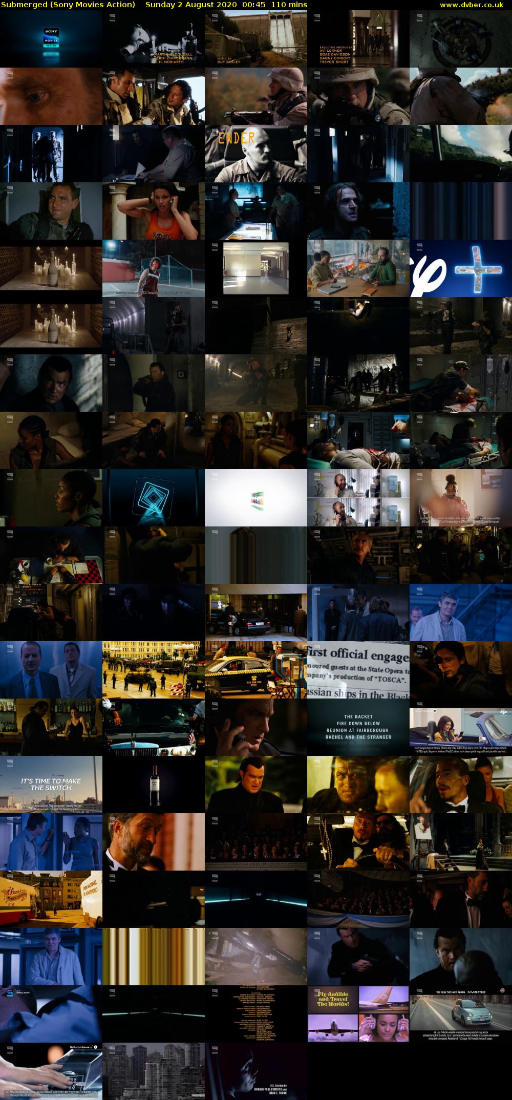 Submerged (Sony Movies Action) Sunday 2 August 2020 00:45 - 02:35