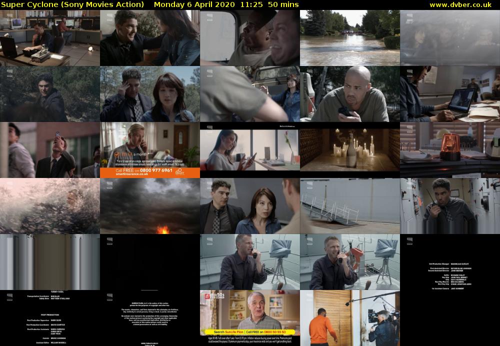 Super Cyclone (Sony Movies Action) Monday 6 April 2020 11:25 - 12:15