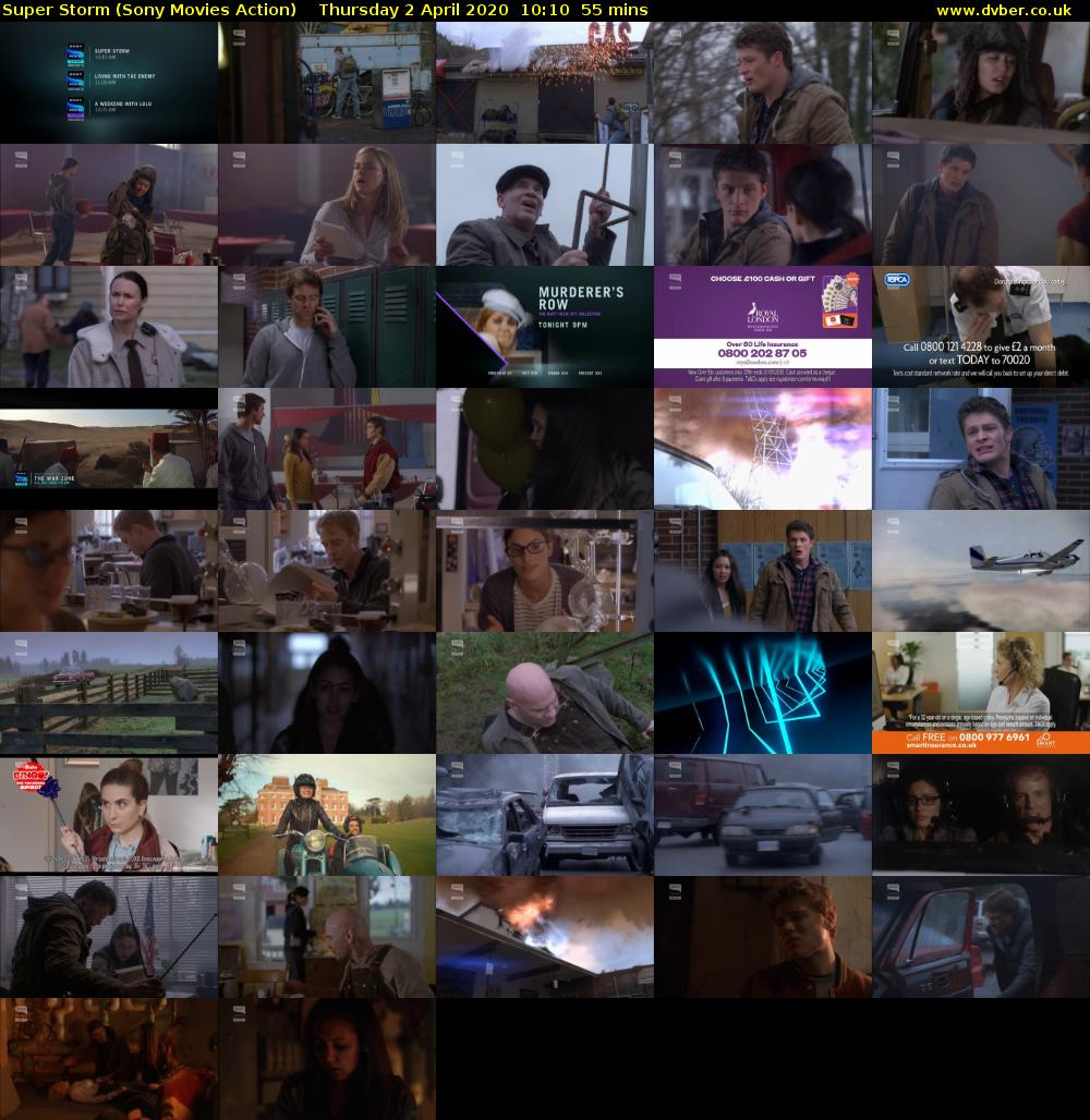 Super Storm (Sony Movies Action) Thursday 2 April 2020 10:10 - 11:05