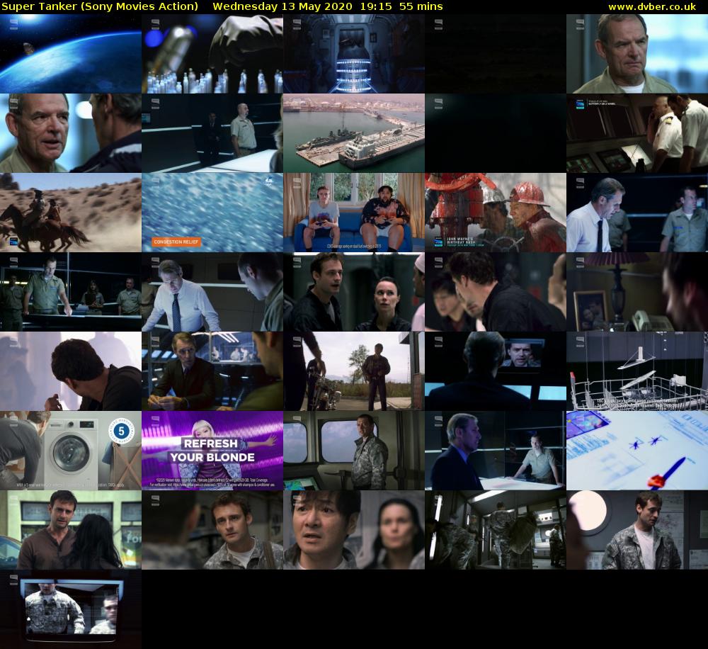 Super Tanker (Sony Movies Action) Wednesday 13 May 2020 19:15 - 20:10