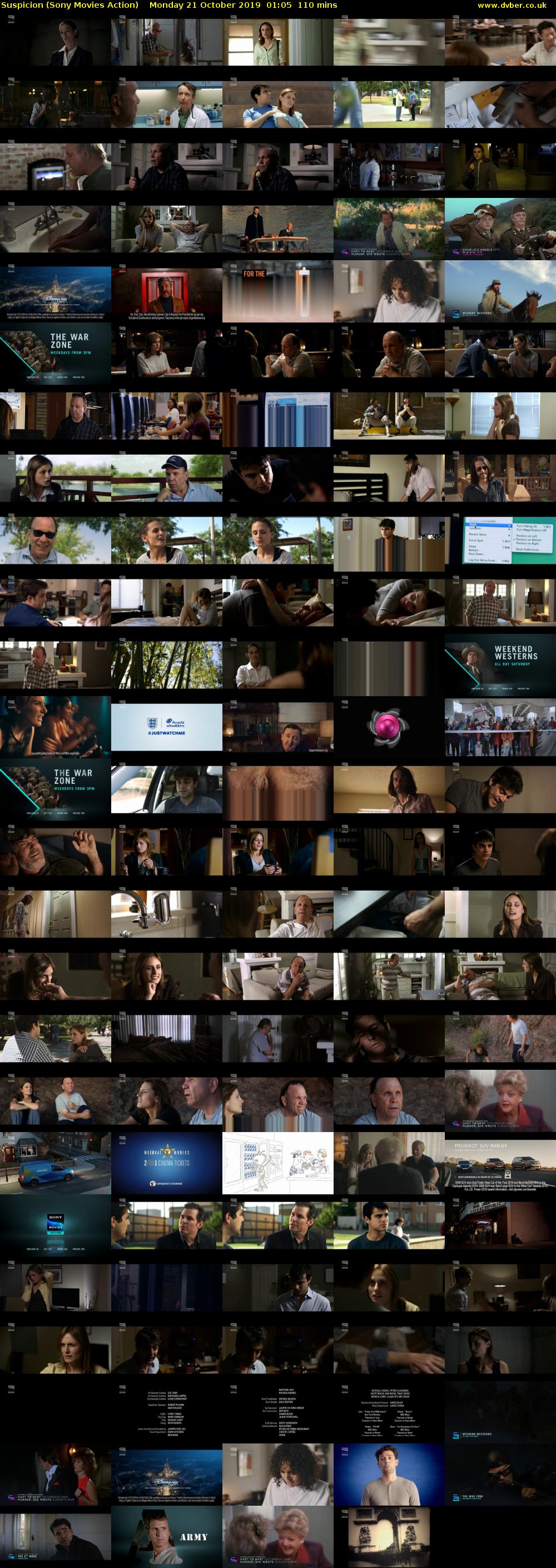 Suspicion (Sony Movies Action) Monday 21 October 2019 01:05 - 02:55