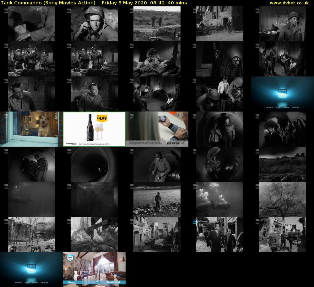 Tank Commando (Sony Movies Action) Friday 8 May 2020 08:40 - 09:20