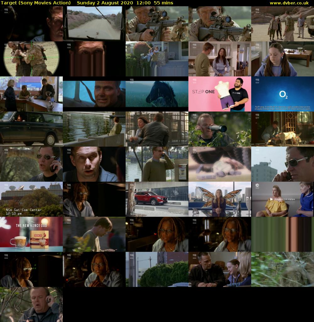 Target (Sony Movies Action) Sunday 2 August 2020 12:00 - 12:55