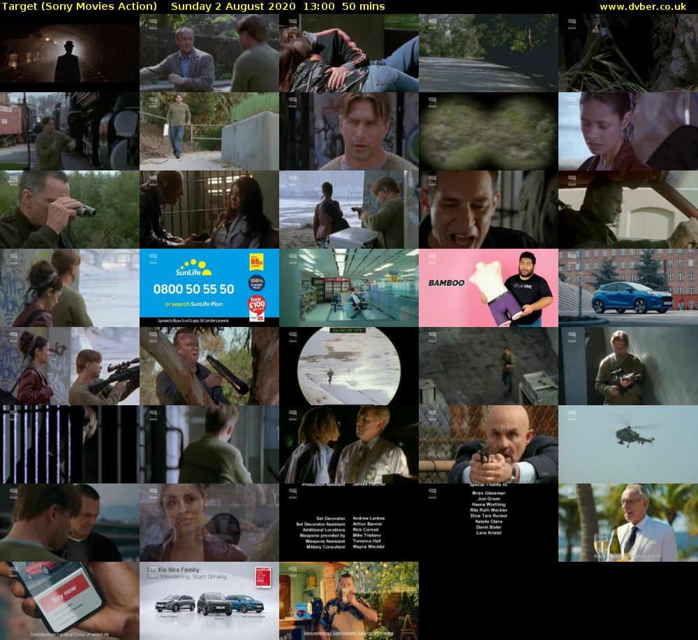Target (Sony Movies Action) Sunday 2 August 2020 13:00 - 13:50