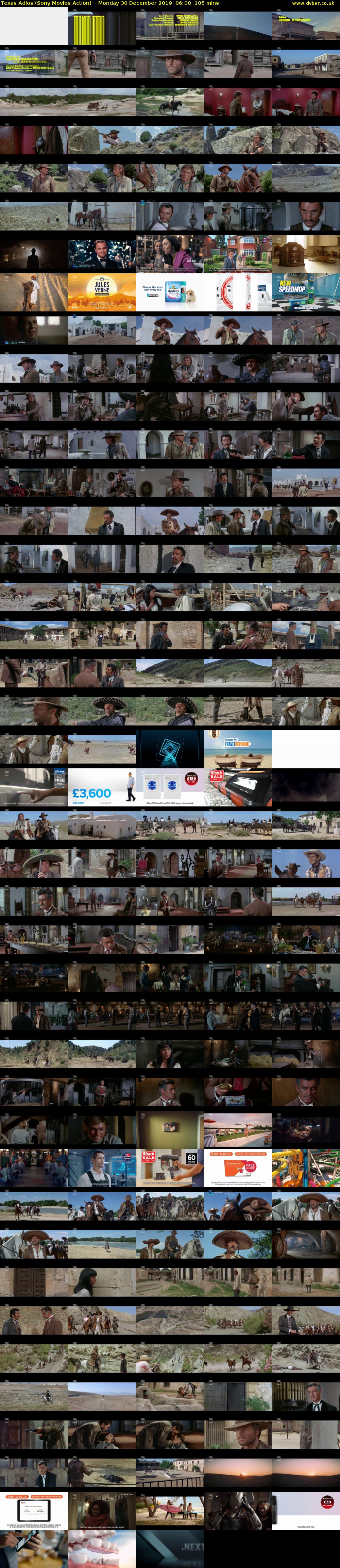 Texas Adios (Sony Movies Action) Monday 30 December 2019 06:00 - 07:45